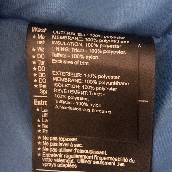 Burton Chittagong Hooded Snowboarding Coat Black Blue Orange Plaid Size XL 18 - Picture 8 of 16